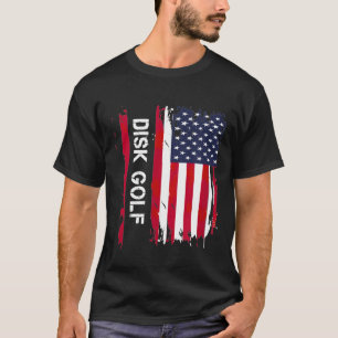 T-shirt Disque Golf Usa Drapeau femmes