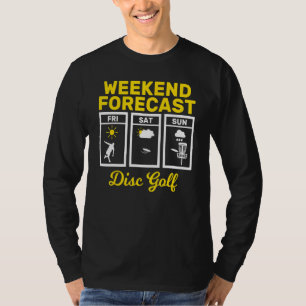 T-shirt Disque Golf Weekend Forecend Jouer Frisbee Flying