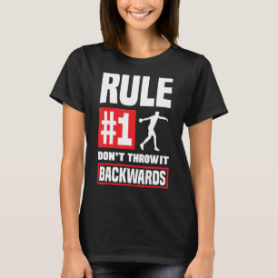 T-shirt Disque Jetant Discus Thrower Track Et Field Rul