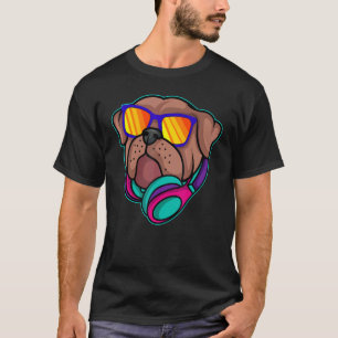 T-shirt Disque Jockey Carlin Radio Club Dj Turntablist Dee