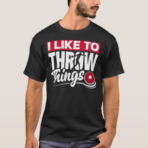 T-shirt Disque Lancer Disque Lancer Lecteur Piste Et Lien 