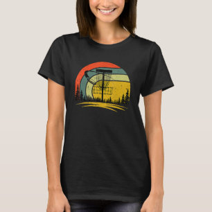 T-shirt Disque Vintage Rétro Golf Frolf Flying Disk Sport