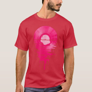 T-shirt Disque vinyle musique LP Classique 80s Coucher de