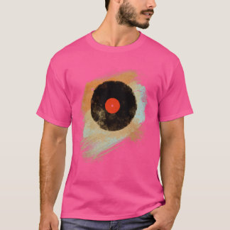 T-shirt Disque Vinyle Rétro Disques Vinyles Moderne Grunge
