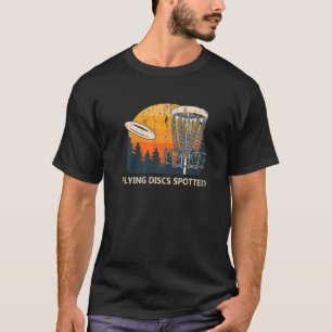 T-shirt Disques volants Disque tacheté Golf Jeu extérieur