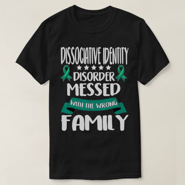 T-shirt Dissociation Identité Désordre Sensibilisation Dis (Design devant)