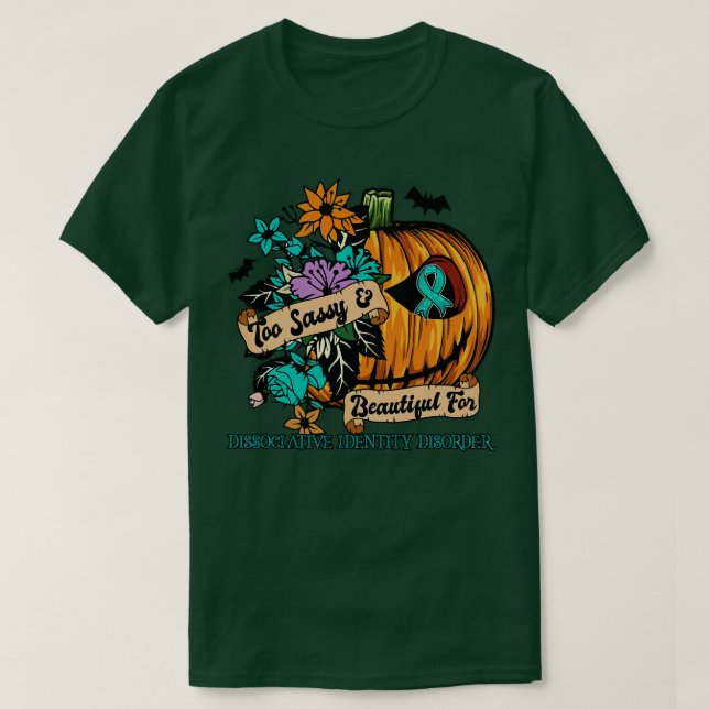 T-shirt Dissociation Identité Trouble Sensibilisation Rétr (Design devant)