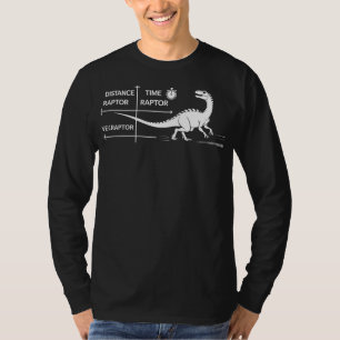 T-shirt Distance raptor divisé par temps raptor égale vélo