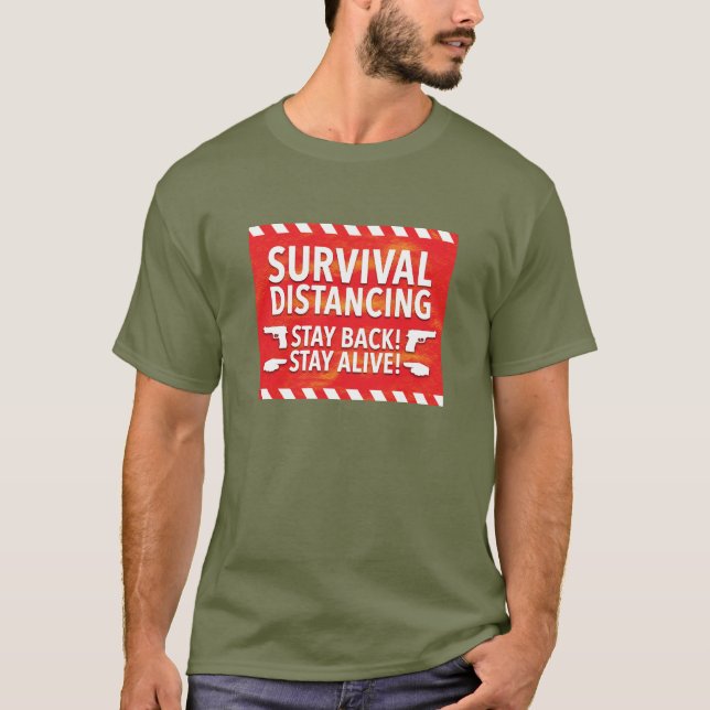 T-shirt Distances de survie (Devant)