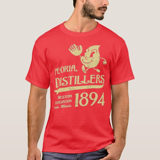 T-shirt Distillateurs Peoria - Illinois (Devant)