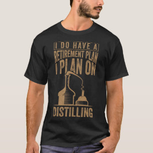 T-shirt Distilleur Distillant Distillant À Whiskey Drinker