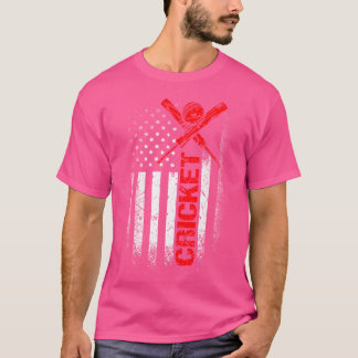 T-shirt Distorsion du cricket drapeau américain