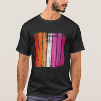 Distorsion Retro Lgbt Drapeau Lesbien Lgbtq Pride
