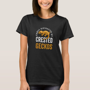 T-shirt Distrait par Geckos Cute Lizard Crested Geckos