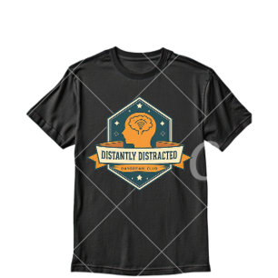 T-shirt Distraitement distrait – Santé mentale sarcastique
