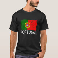 Distresse Portugal Drapeau Hommes Femmes Enfants P