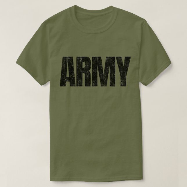 T-shirt Distressed Army (Design devant)