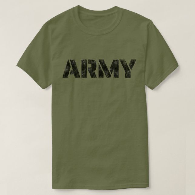 T-shirt Distressed Army (Design devant)