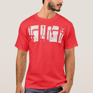 T-shirt Distressed Best Gigi Ever Guitar Lover Guitarist18