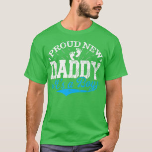 T-shirt Distressed Gender Reveal Fier Nouveau papa C'est u