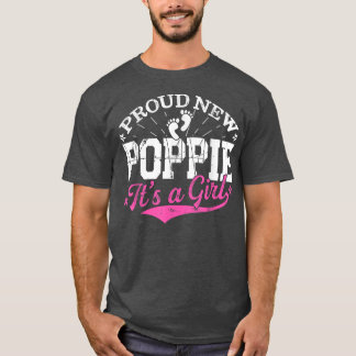 T-shirt Distressed Genre Révèle Fier Nouveau Poppie C'est 