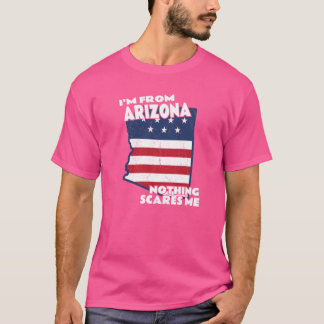 T-shirt Distressed Im From Arizona Home State AZ Nothing S