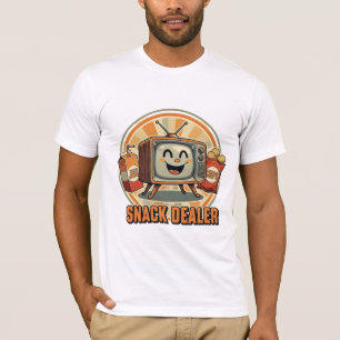 T-shirt Distributeur de Snacks Télé Rétro & Munchies Desig