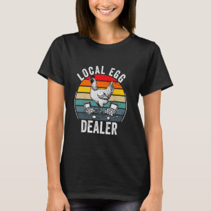 T-shirt Distributeur d'œufs local Drôle d'agriculteur d'œu