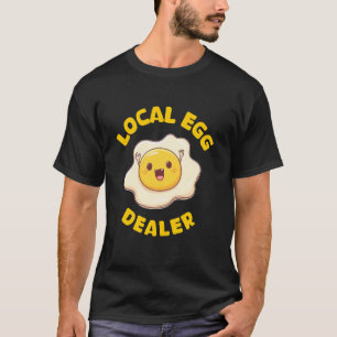 T-shirt Distributeur d'œufs local Drôle d'agriculteur d'œu