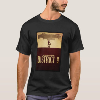 T-shirt DISTRICT 9 - Conception Silhouette minimale classi
