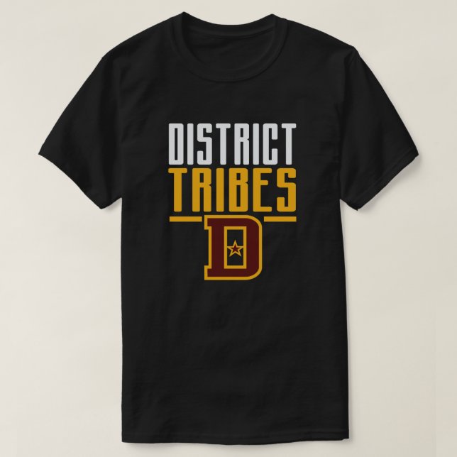 T - Shirt "District Tribes" in Washington D.C. (Design vorne)