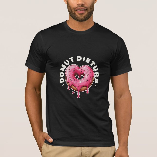 T-shirt Disturbe de Donut pour célibataires (Devant)
