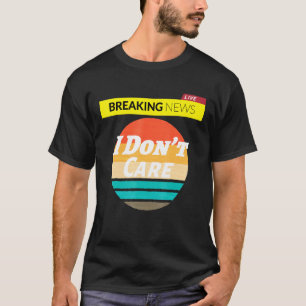 T-shirt Dit Pour Hommes Femmes Filles Dernières Nouvelles 