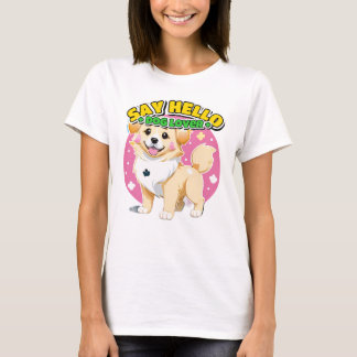T-shirt Dites à votre chien que j'ai dit bonjour, cadeau p