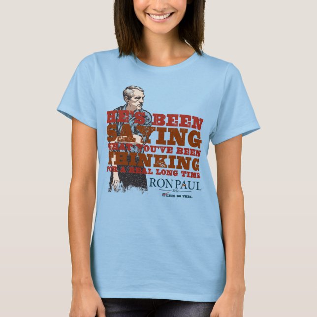 T-shirt Dites ce que vous pensez Chemise (Devant)