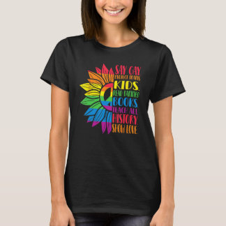 T-shirt Dites Gay Protéger les enfants trans Lire la fiert