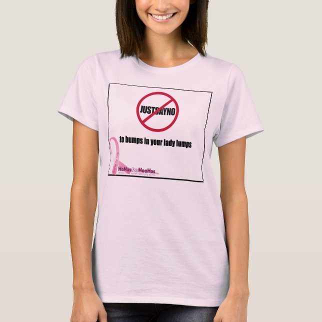 T-shirt Dites juste non aux bosses dans votre Madame Lumps (Devant)