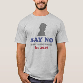 T-shirt Dites non à l'épouse des Ex-Amis de Monica en 2016
