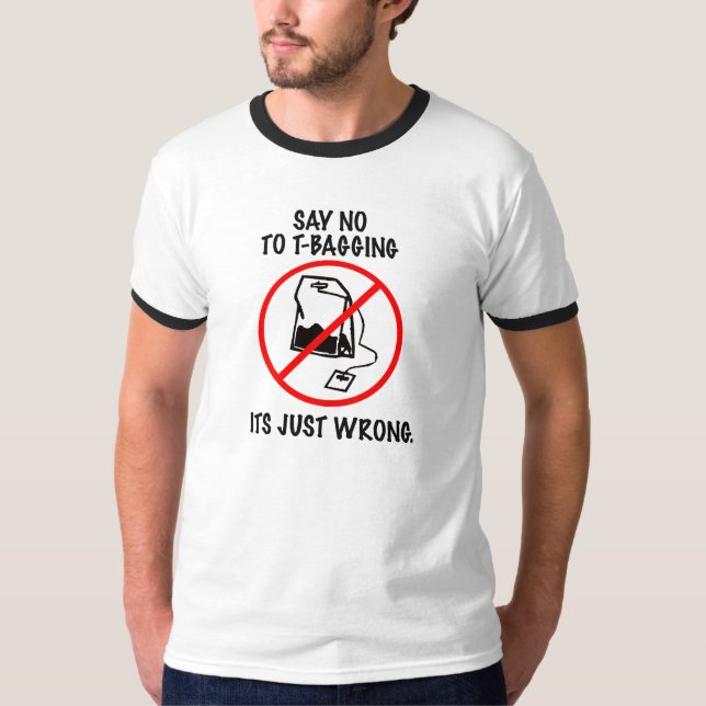 T-shirt Dites non au T-Ensachage (Devant)