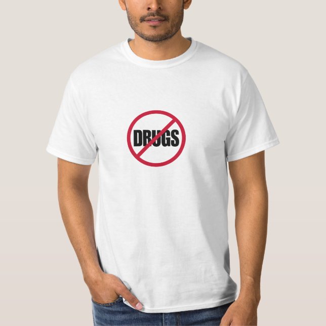 T-shirt Dites non aux drogues (Devant)