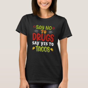 T-shirt Dites Oui À Tacos Mexicain Food Mexicain Graphique
