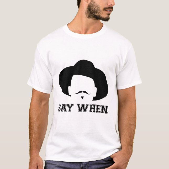 T-shirt DITES QUAND !, drôle de tombstone doc vacances vac (Devant)