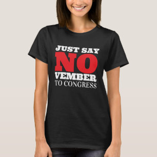 T-shirt dites simplement non au congrès