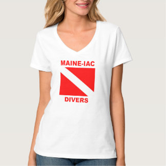 T-shirt Div Div Div Div Div Div Dion Womens V neck Tee