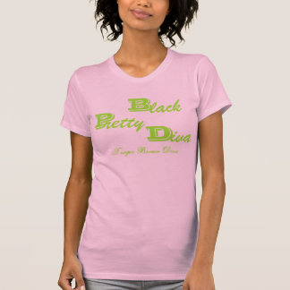 T-shirt Diva assez noire, diva Brown de Teague