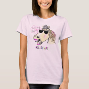 T-shirt Diva de cheval