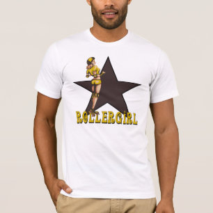 T-shirt diva de Derby de rouleau