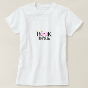 T-shirt Diva de livre