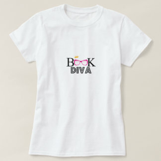 T-shirt Diva de livre