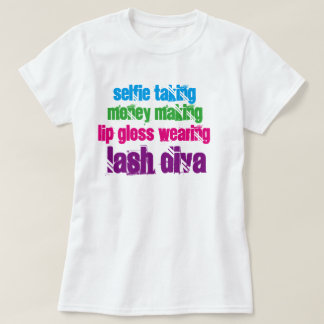 T-shirt Diva de mèche de mascara